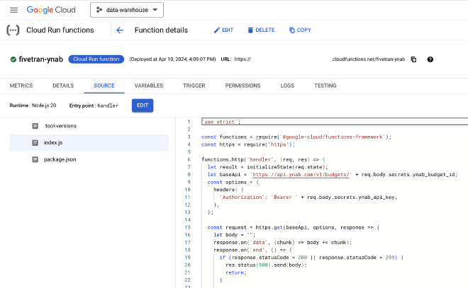 Google Cloud Function